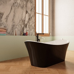 Frank Акриловая ванна 170х75 F6104 black/white – фотография-4